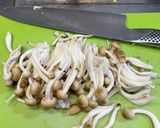 ぶなしめじと卵炒め作り方1写真