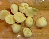 豚肉とじゃがいものキムチ煮作り方1写真