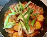 豚肉とじゃがいものキムチ煮作り方5写真