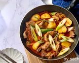 豚肉とじゃがいものキムチ煮作り方6写真