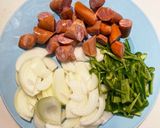 大人も子供も大好きナポリタン！作り方1写真