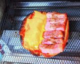 クロワッサンでベーコンチーズサンド作り方6写真