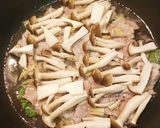 豚としめじの白菜蒸し作り方6写真