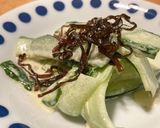 胡瓜のカレーマヨ和え塩昆布のっけ作り方5写真