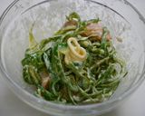レンジで簡単！銀鮭ピーマンの燻製ナムル作り方3写真
