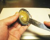 マツバガイの刺身 with 肝醤油作り方2写真