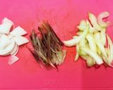 みょうが香るセロリの昆布あえ作り方1写真