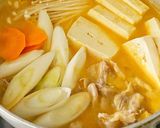 ピリ辛ごまだれ肉豆腐作り方5写真