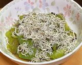 ジャンボピーマンの素焼き・ちりめんポン酢作り方3写真