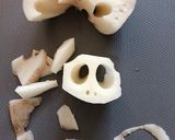 超簡単♪ハロウィンのガイコツれんこん作り方6写真