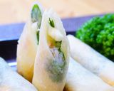 毛ガニのチーズ春巻き作り方6写真
