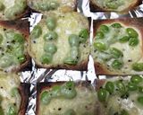 簡単つまみ！焼売皮で　パリパリ枝豆チーズ作り方4写真