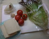 揚げ高野豆腐のにんにく醤油ソース♪作り方1写真