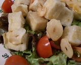 揚げ高野豆腐のにんにく醤油ソース♪作り方9写真
