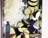 ナスと鶏肉のトマトクリームグラタン作り方2写真