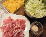 ホットプレートでつくる屋台風 焼きそば☆作り方1写真