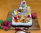 誕生日ケーキ　デコレーション記録作り方16写真