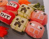 マインクラフト 手鞠寿司 パーティーに♪作り方3写真