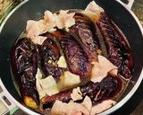 茄子と豚バラ肉の炒め煮作り方6写真