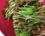 サバ缶と豆苗をレンチンで♪作り方2写真