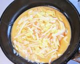 白菜もやしの豚玉チーズ焼き作り方8写真