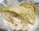 ラーメンに応用キャベツと鶏ササミの蒸し煮作り方4写真