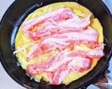 白菜もやしの豚玉チーズ焼き作り方10写真