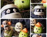 ハロウィン～おにぎりとハンバーグ作り方10写真
