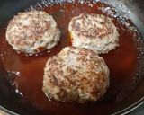 ビストロみたい♡鶏軟骨入りハンバーグ作り方11写真