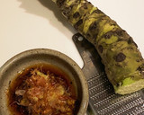 泪を誘う簡単おつまみ 山葵と鰹節の和え物作り方1写真