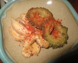 ゴーヤーと鶏もも肉の煮物作り方6写真