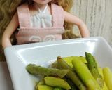 リカちゃん♡アスパラガスガリバタソテー*作り方11写真