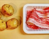 チーズ香る☆肉巻きじゃがいも作り方1写真