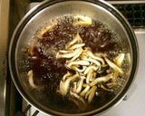 超簡単☆甘辛煮込み肉きつねうどん♪♪♪作り方2写真