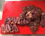 オイスターソースで簡単！レバニラ作り方1写真