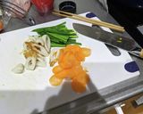 お弁当の隙間埋め　簡単差し色野菜炒め作り方1写真
