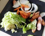 アイラップでレンジ焼きそば作り方1写真