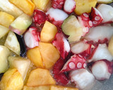 じゃがいもとタコのたっぷり野菜アヒージョ作り方8写真