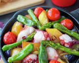じゃがいもとタコのたっぷり野菜アヒージョ作り方9写真