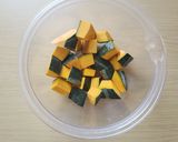 かぼちゃのハニーマスタード和え作り方1写真