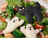 ハロウィントーストサラダ作り方5写真