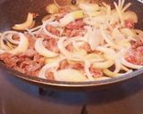 牛こま肉のケチャップ炒め作り方2写真