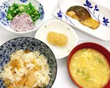 【病院】まつたけごはん【給食】作り方7写真