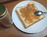 簡単☆なめ茸とねぎのチーズトースト作り方2写真