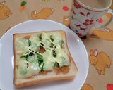 簡単☆なめ茸とねぎのチーズトースト作り方6写真