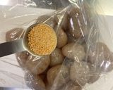 玉こんにゃくの煮物作り方1写真