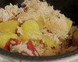 切って炊くだけ！簡単さつまいもごはん作り方6写真
