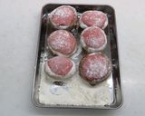 しいたけ肉詰めのハリッサバター焼き作り方4写真