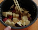 切って炊くだけ！簡単さつまいもごはん作り方4写真