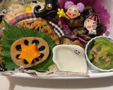 神無月13　ひじきバーグ　ハロウィン弁当作り方5写真
